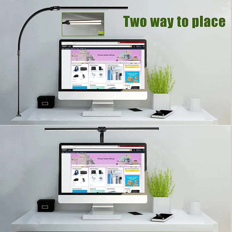CALORA_ Hinkleyon | Moderne Dubbel Hoofd LED Bureau Lamp