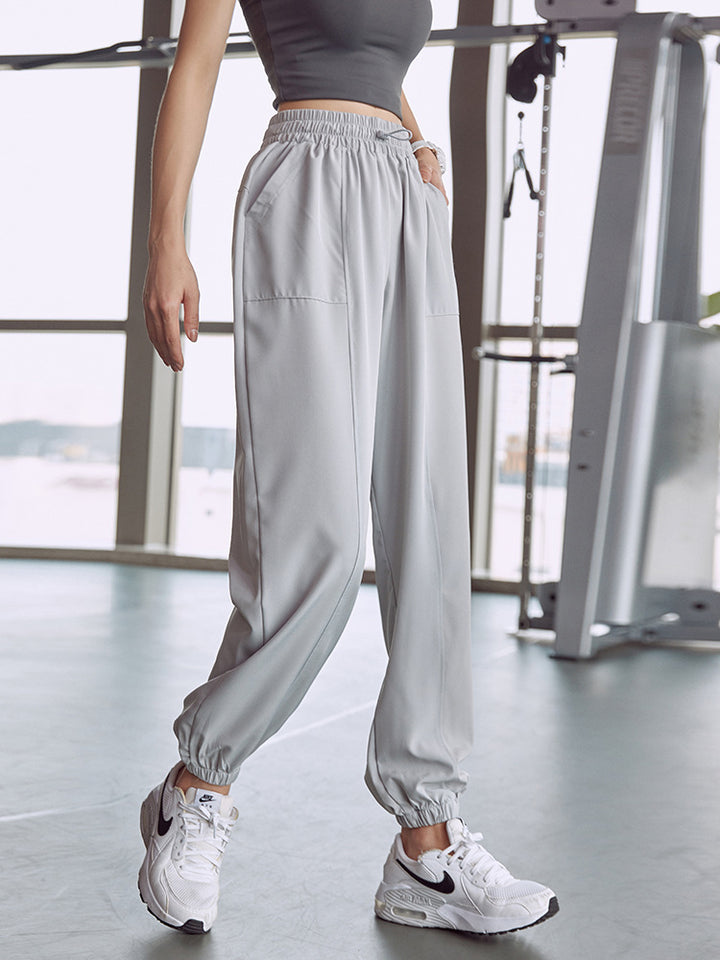CALORA_ Hoge Taille Losse Joggingsbroek voor Dames