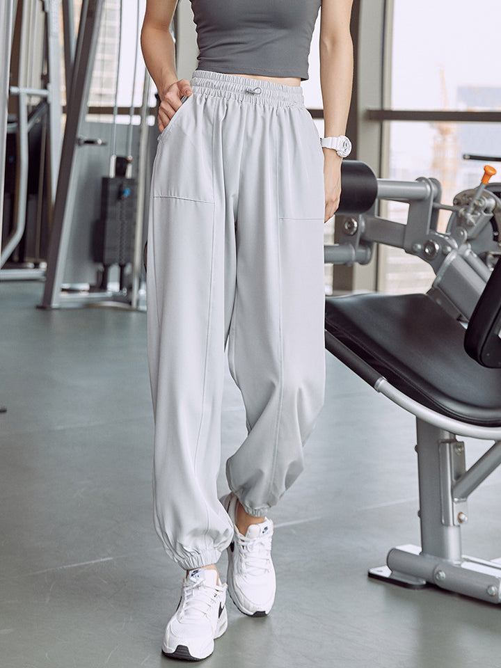 CALORA_ Hoge Taille Losse Joggingsbroek voor Dames
