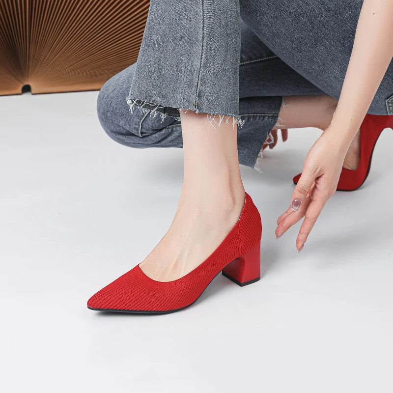 CALORA_ Inara | Luxe Kleurrijke Hakken voor Dames