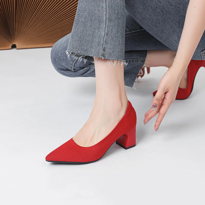 CALORA_ Inara | Luxe Kleurrijke Hakken voor Dames