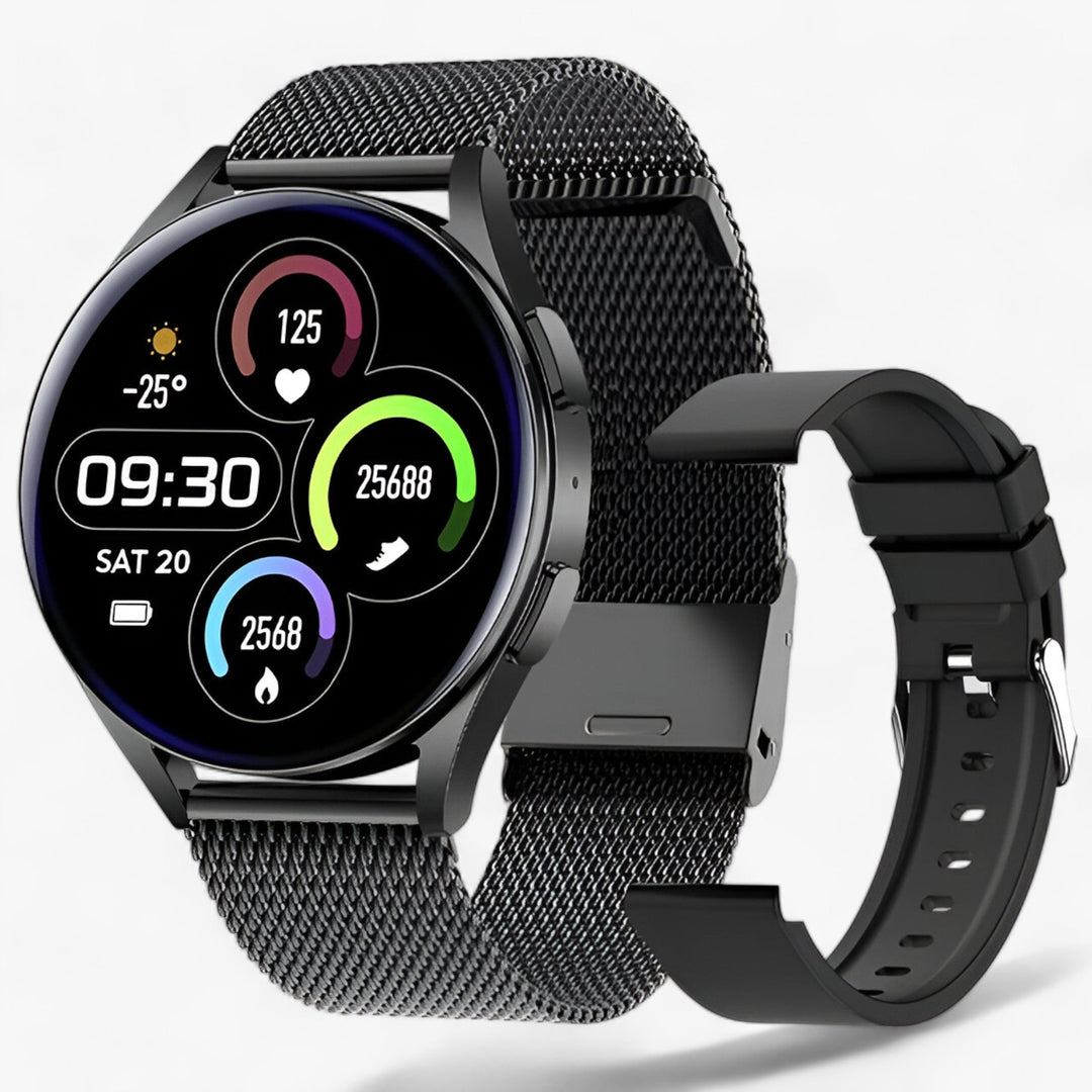 CALORA_ Intelligente Ronde Dames Smartwatch