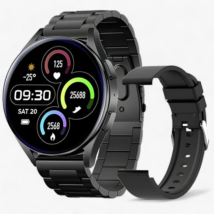 CALORA_ Intelligente Ronde Dames Smartwatch