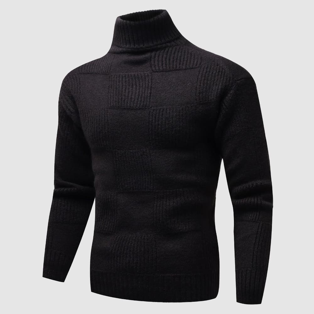 CALORA_ Katoenen Turtleneck Trui voor Dames met Slim Fit en Comfort