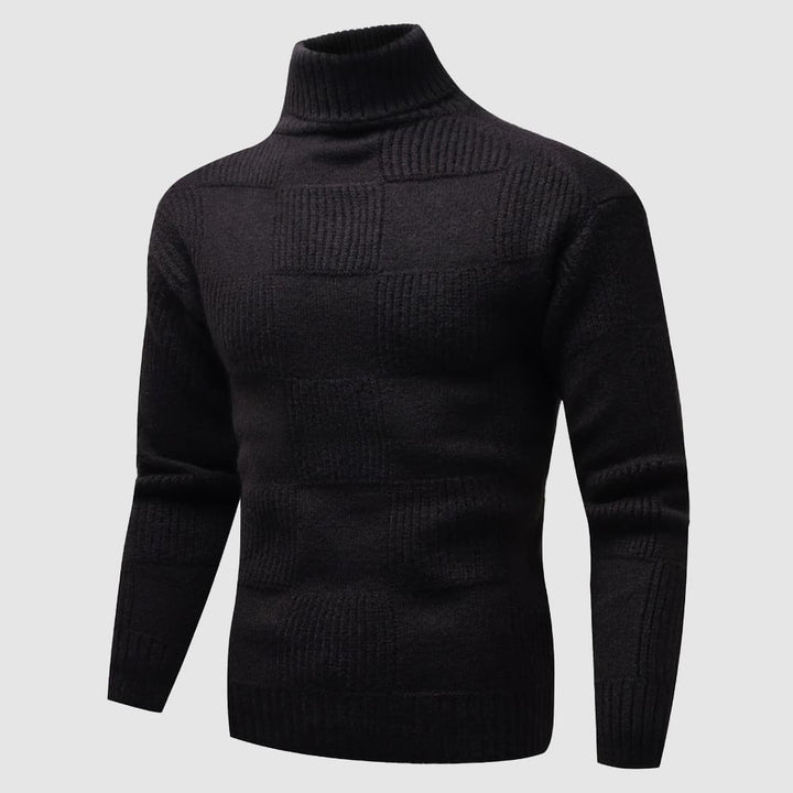 CALORA_ Katoenen Turtleneck Trui voor Dames met Slim Fit en Comfort
