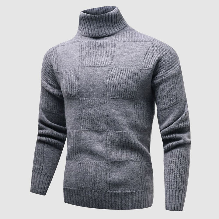 CALORA_ Katoenen Turtleneck Trui voor Dames met Slim Fit en Comfort