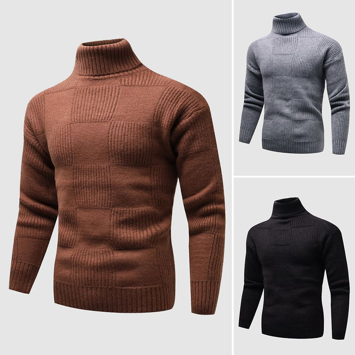 CALORA_ Katoenen Turtleneck Trui voor Dames met Slim Fit en Comfort