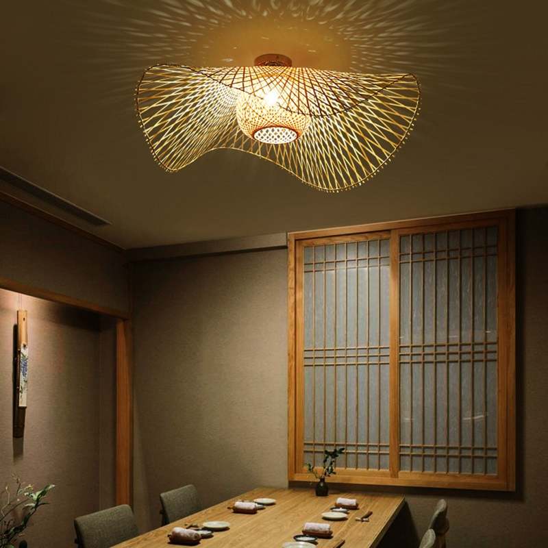 CALORA_ Kiyomi | Rotan Hanglamp - Japanse Designer
