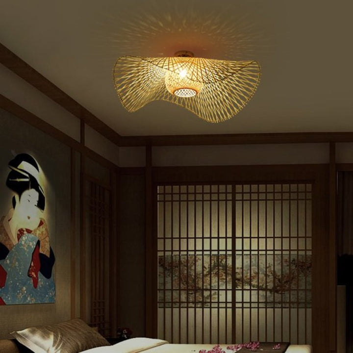 CALORA_ Kiyomi | Rotan Hanglamp - Japanse Designer