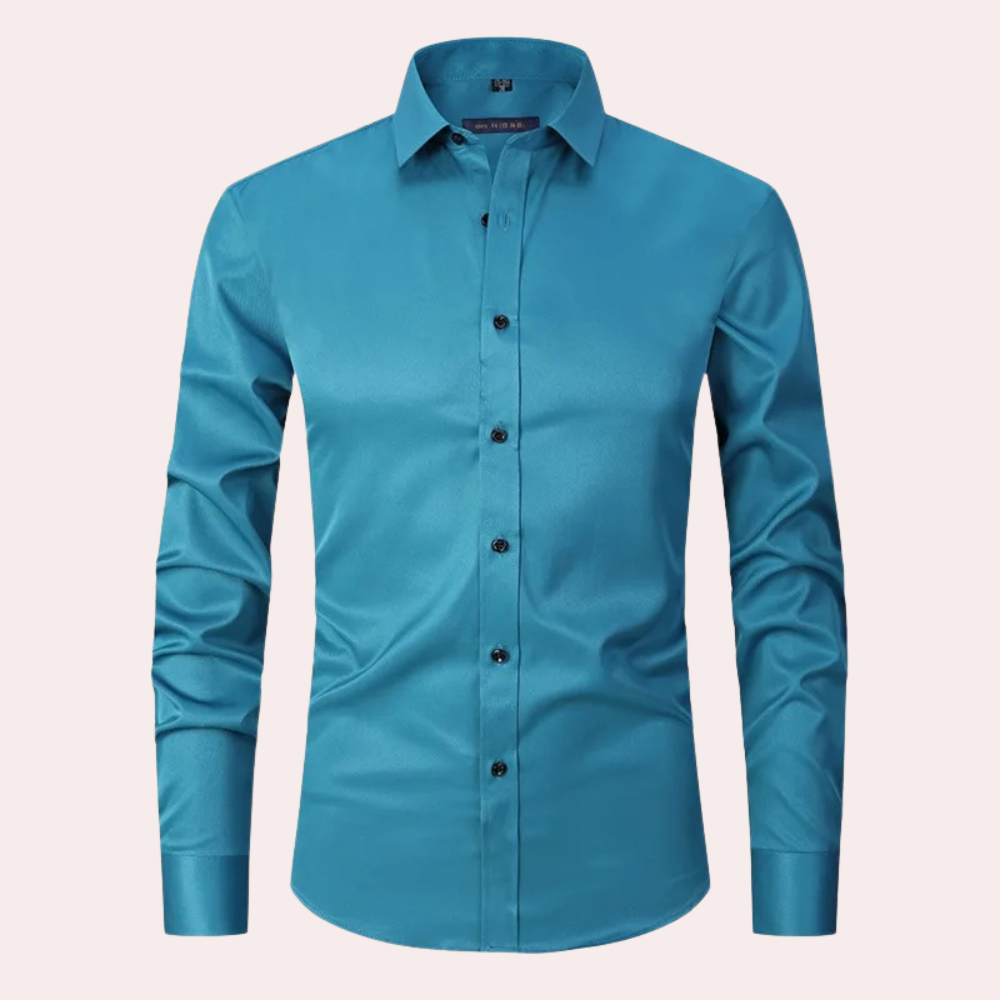CALORA_ Klassiek stretch herenoverhemd