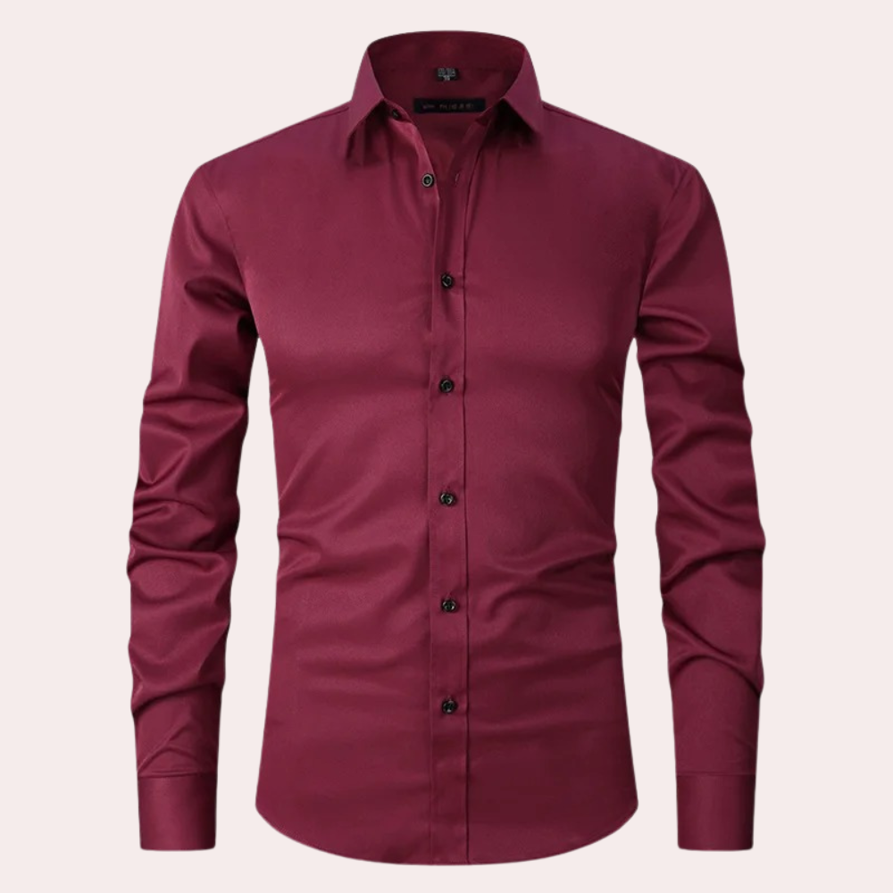 CALORA_ Klassiek stretch herenoverhemd