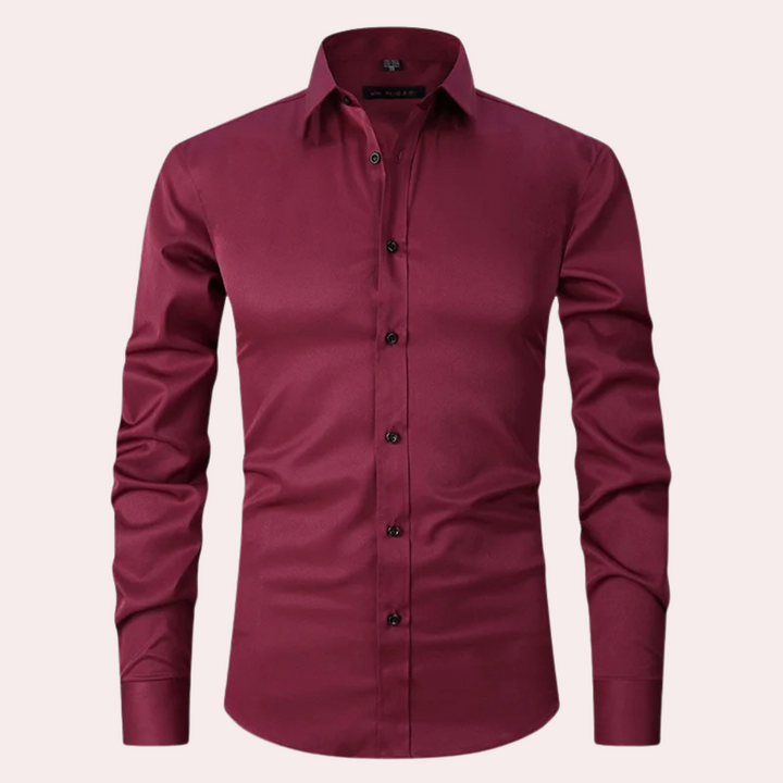 CALORA_ Klassiek stretch herenoverhemd