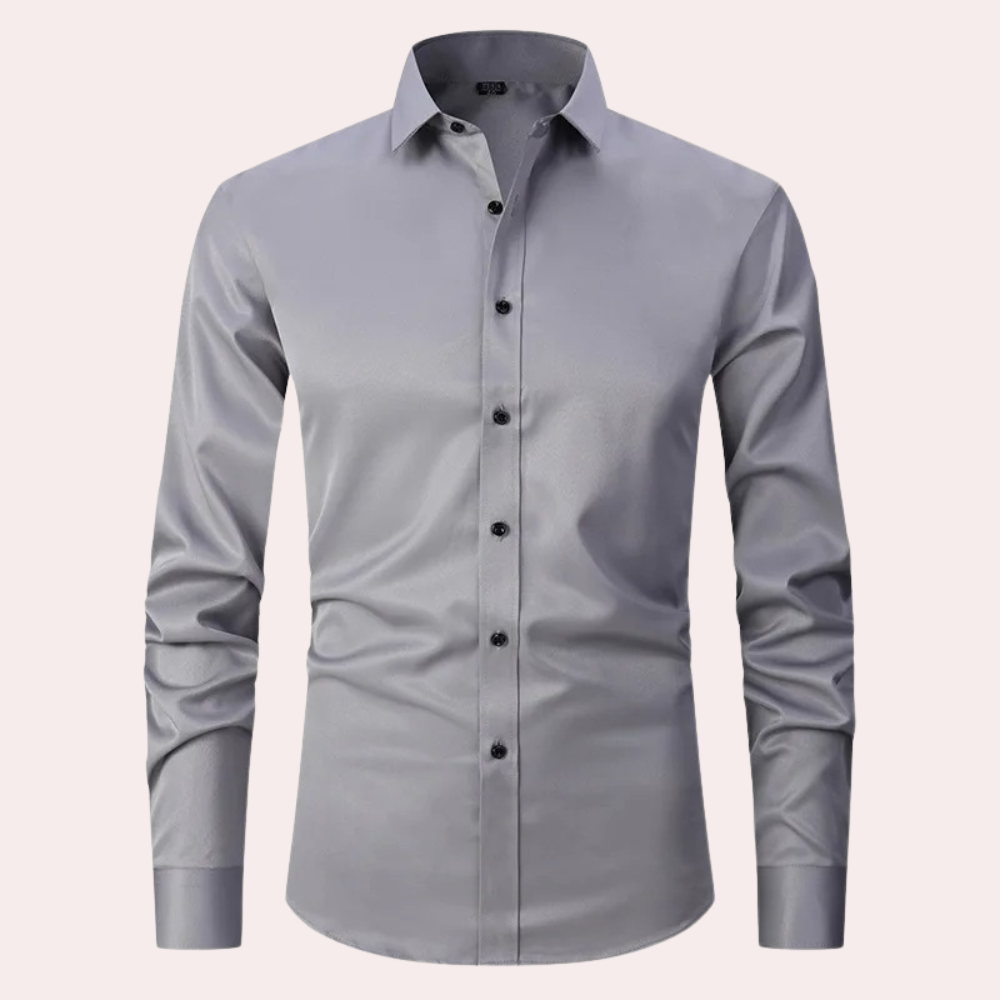 CALORA_ Klassiek stretch herenoverhemd