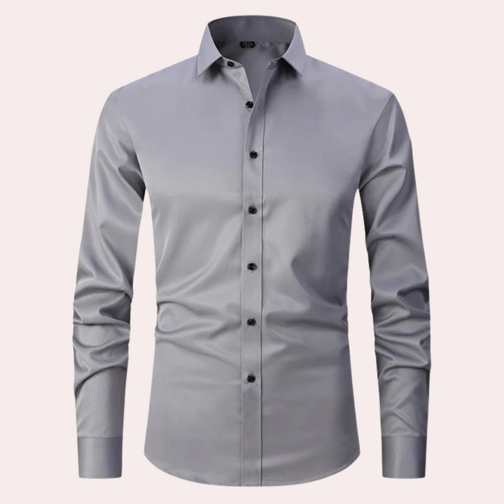 CALORA_ Klassiek stretch herenoverhemd