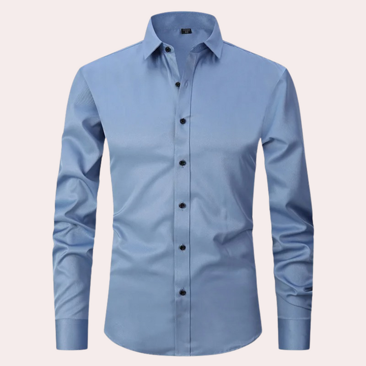 CALORA_ Klassiek stretch herenoverhemd