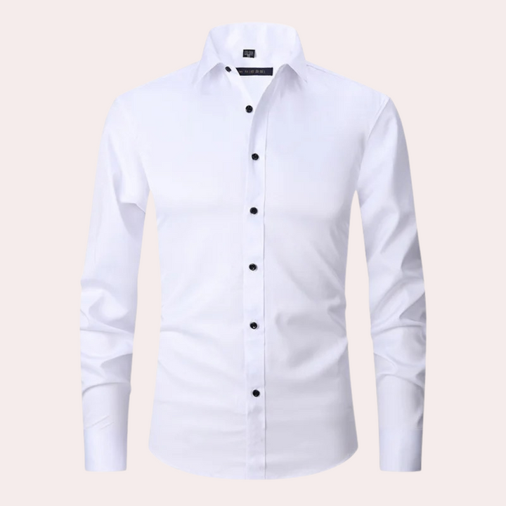 CALORA_ Klassiek stretch herenoverhemd