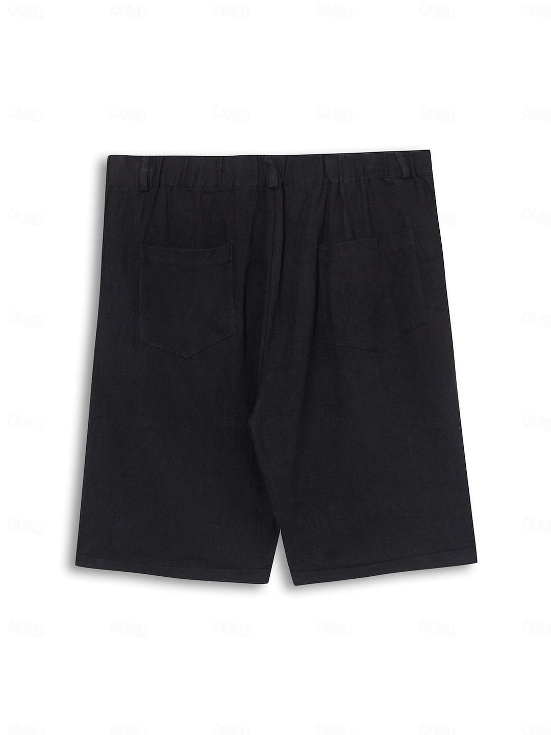 CALORA_ Klassieke Korte Broek van Linnen en Katoen voor Heren