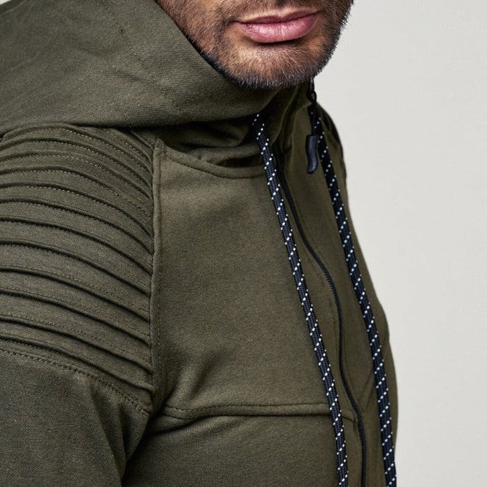 CALORA_ Lacásto | Slim-fit trainingspak met capuchon