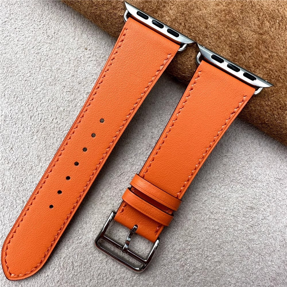 CALORA_ Leren Band voor Apple Watch in Diverse Kleuren en Stijlen