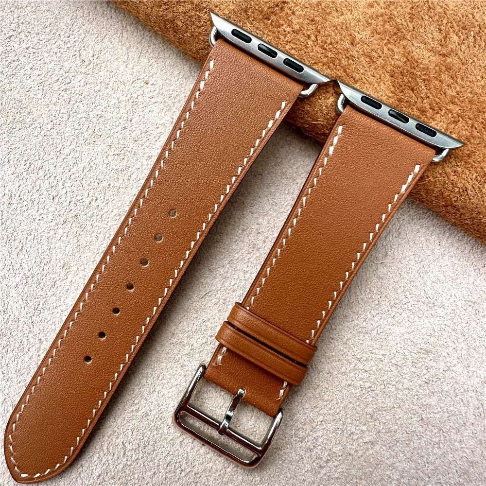 CALORA_ Leren Band voor Apple Watch in Diverse Kleuren en Stijlen