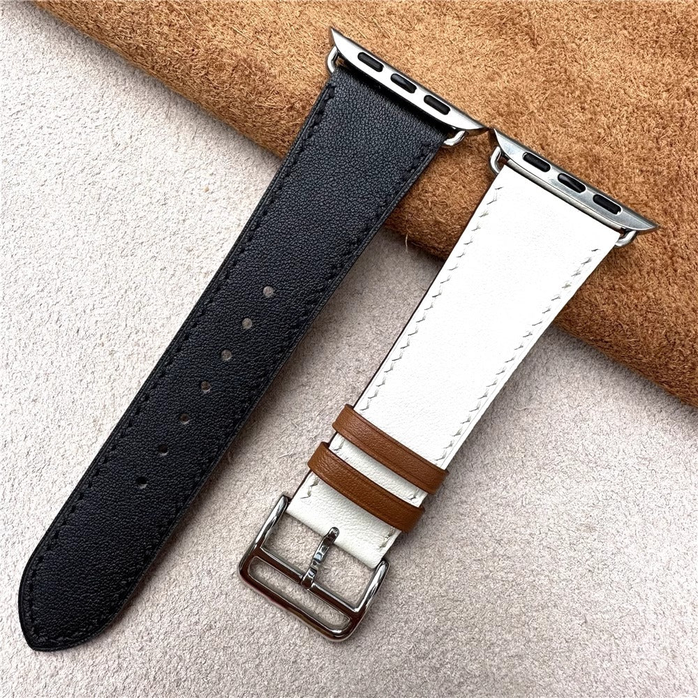 CALORA_ Leren Band voor Apple Watch in Diverse Kleuren en Stijlen