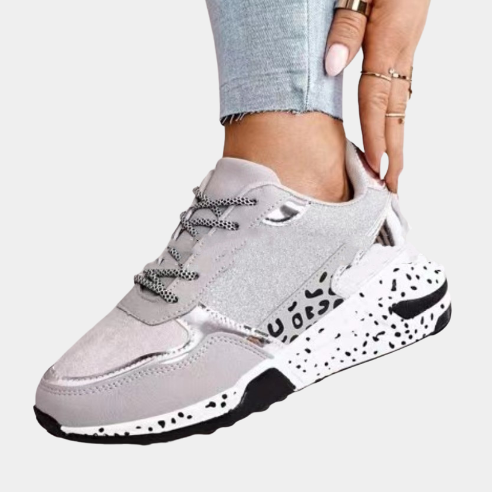 CALORA_ Lichte Sneakers voor Dames met Ondersteuning en Comfort