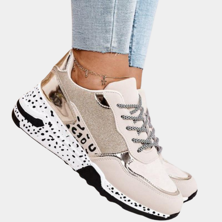 CALORA_ Lichte Sneakers voor Dames met Ondersteuning en Comfort