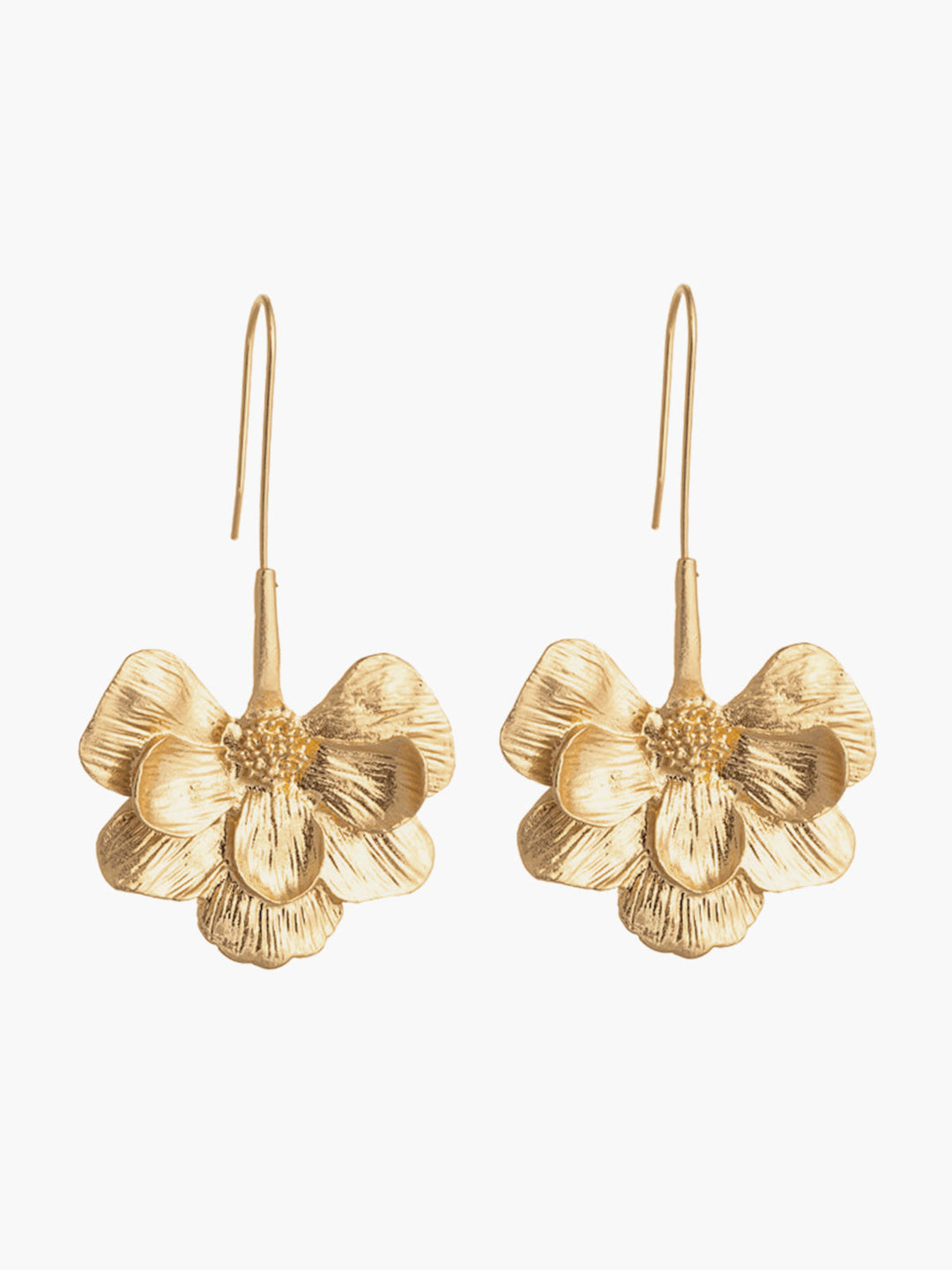 CALORA_ Lily’s Bloem Oorbellen met haakjes