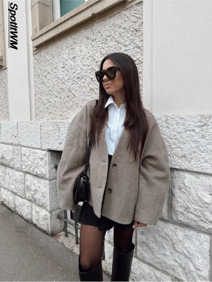 CALORA_ Lise | Vintage Blazer knopen voor Dames