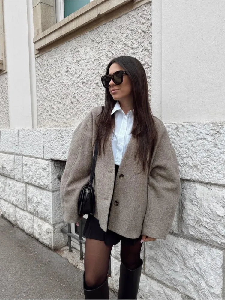 CALORA_ Lise | Vintage Blazer knopen voor Dames