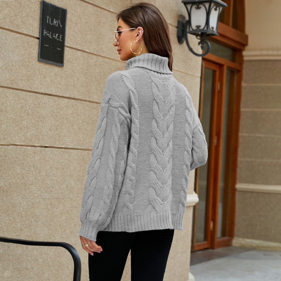 CALORA_ Loriann | Luchtige Warme Sweater met Col