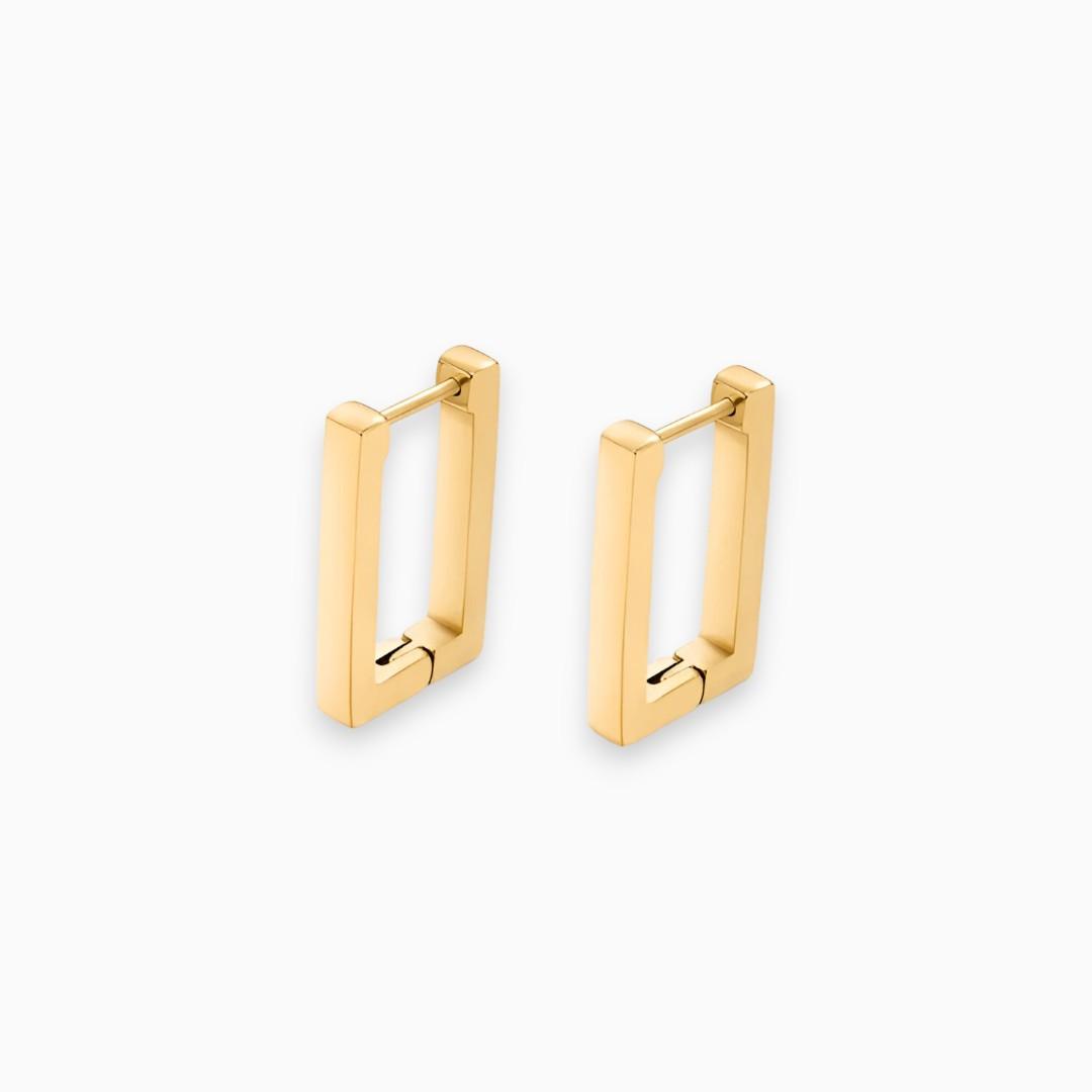 CALORA_ Lumina | Golden Grace Oorbellen in 18K Vergulde Luxe