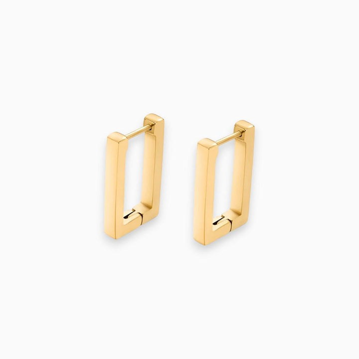 CALORA_ Lumina | Golden Grace Oorbellen in 18K Vergulde Luxe
