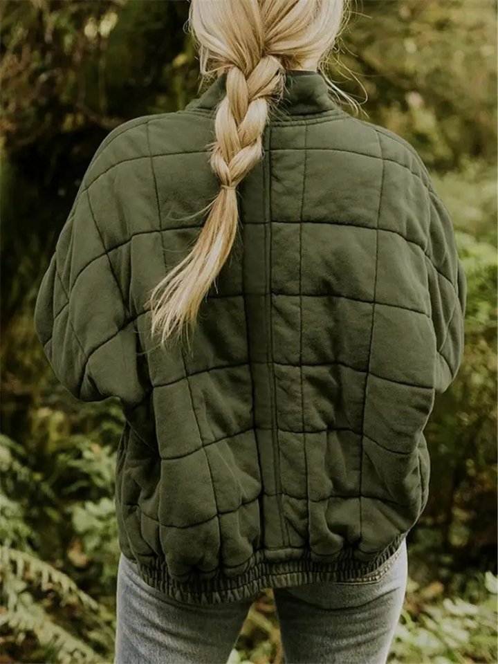 CALORA_ Luxe Dames Overgangsjas - Comfortabele Warme Jas voor het Voorjaar