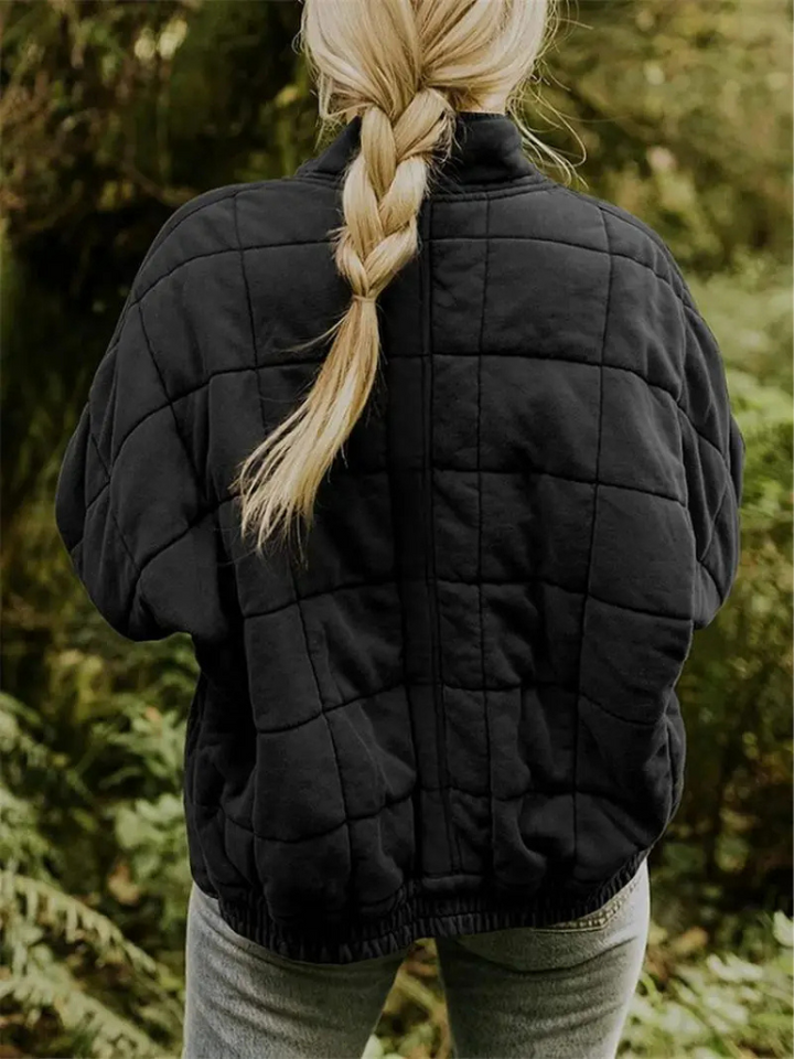 CALORA_ Luxe Dames Overgangsjas - Comfortabele Warme Jas voor het Voorjaar