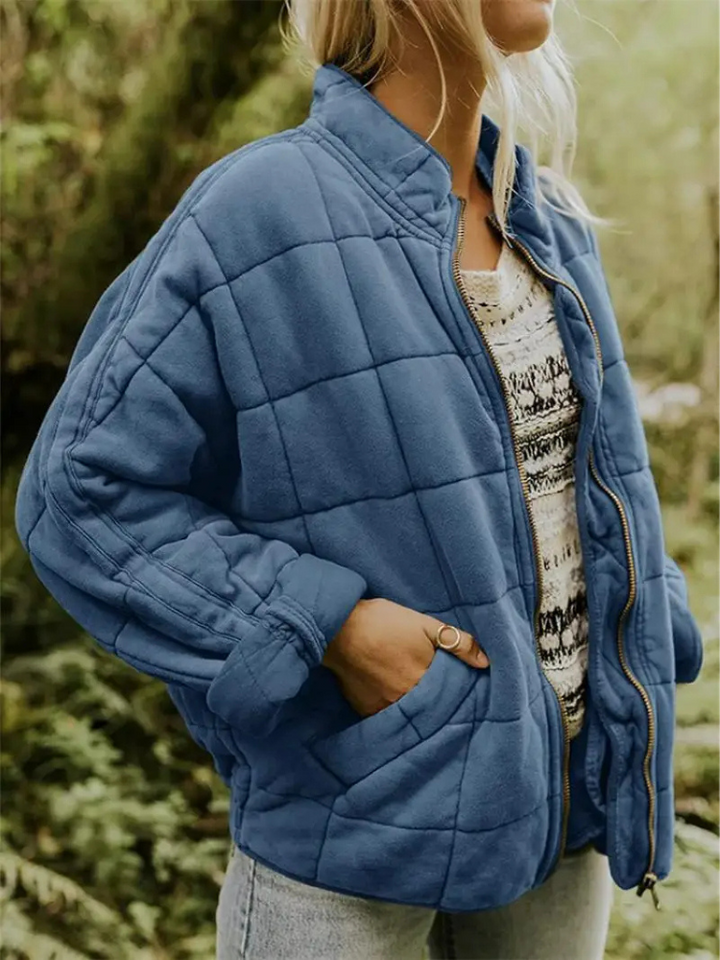 CALORA_ Luxe Dames Overgangsjas - Comfortabele Warme Jas voor het Voorjaar