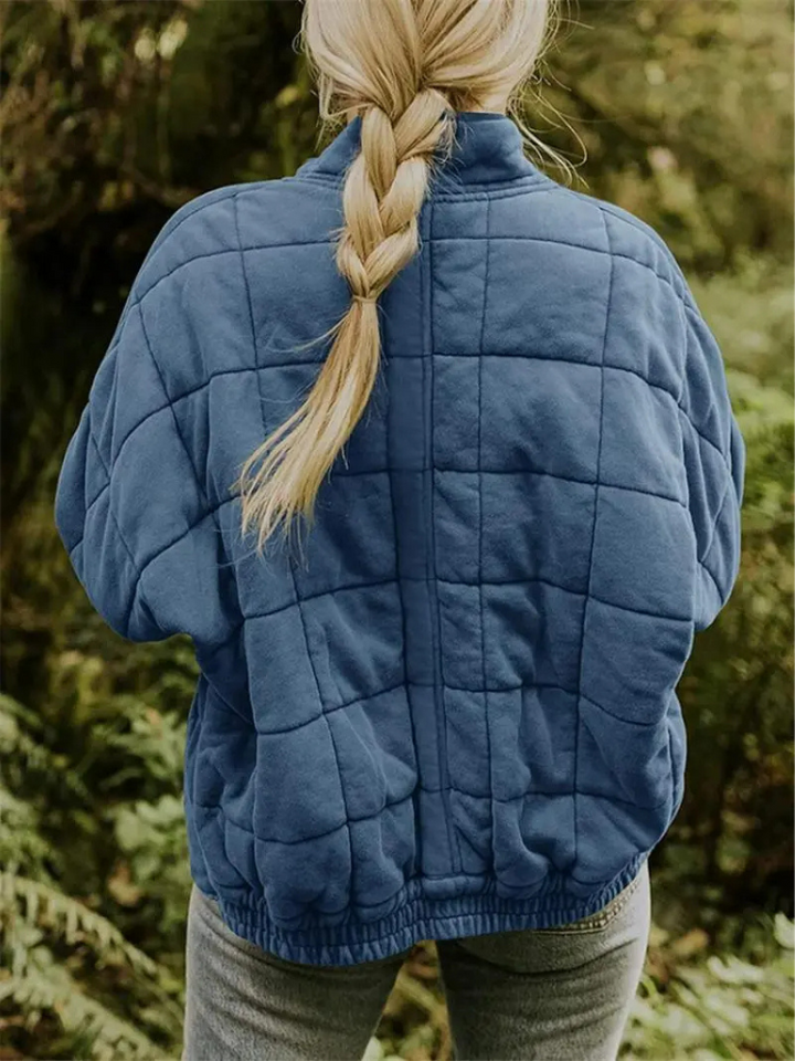 CALORA_ Luxe Dames Overgangsjas - Comfortabele Warme Jas voor het Voorjaar