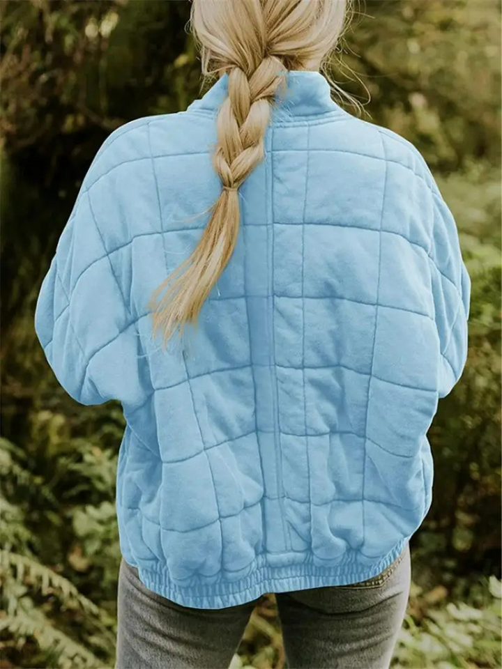 CALORA_ Luxe Dames Overgangsjas - Comfortabele Warme Jas voor het Voorjaar