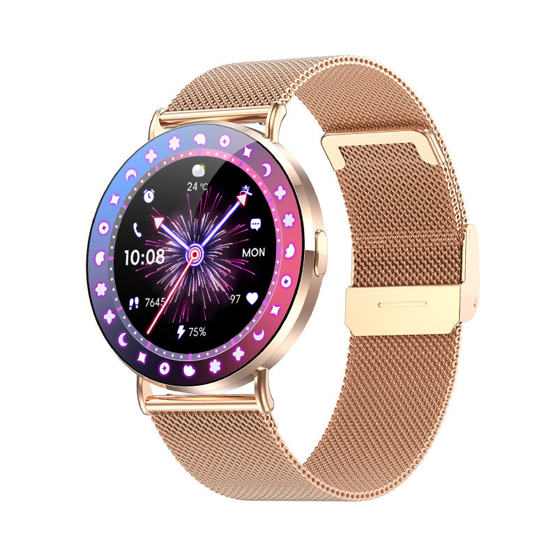 CALORA_ Luxe Galaxy Smartwatch voor Vrouwen met Stijl en Functionaliteit