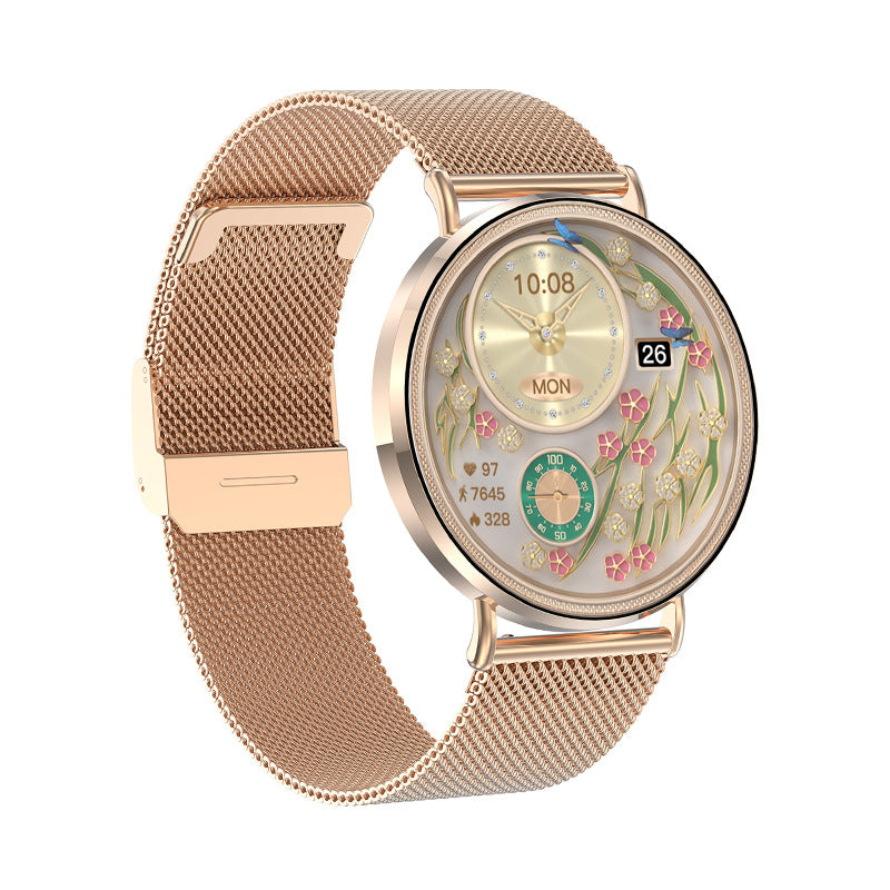 CALORA_ Luxe Galaxy Smartwatch voor Vrouwen met Stijl en Functionaliteit