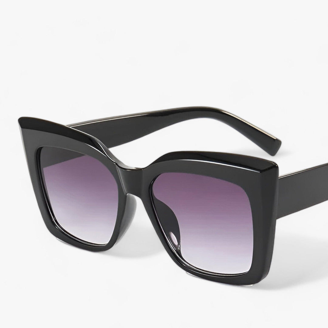 CALORA_ Luxe Oversized Cat Eye Zonnebril voor Dames UV Bescherming