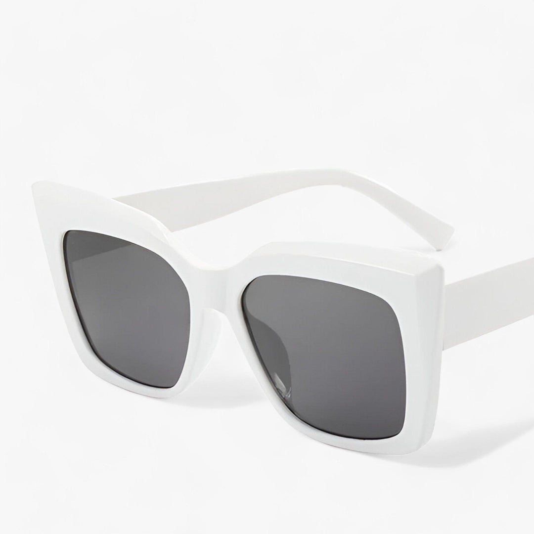 CALORA_ Luxe Oversized Cat Eye Zonnebril voor Dames UV Bescherming