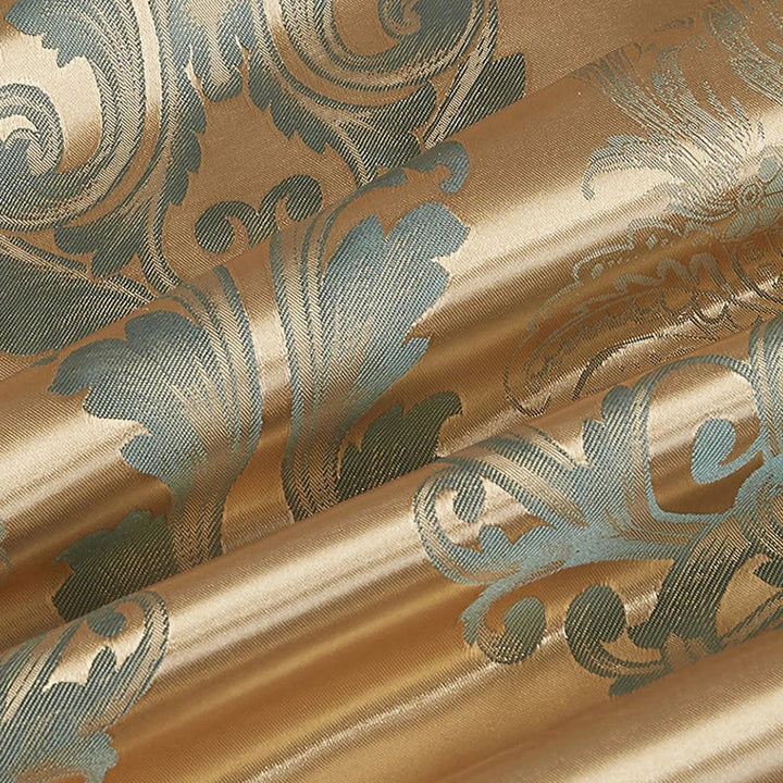 CALORA_ Luxe Tweepersoonsbed Dekbed Beddengoed Set Satijn Rayon Jacquard 220x240