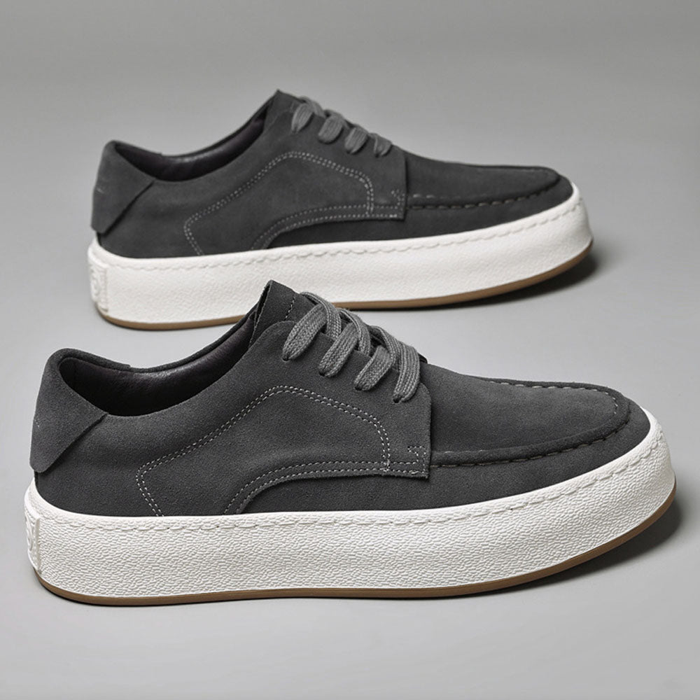 CALORA_ Luxtin | Casual heren sneakers met witte zool