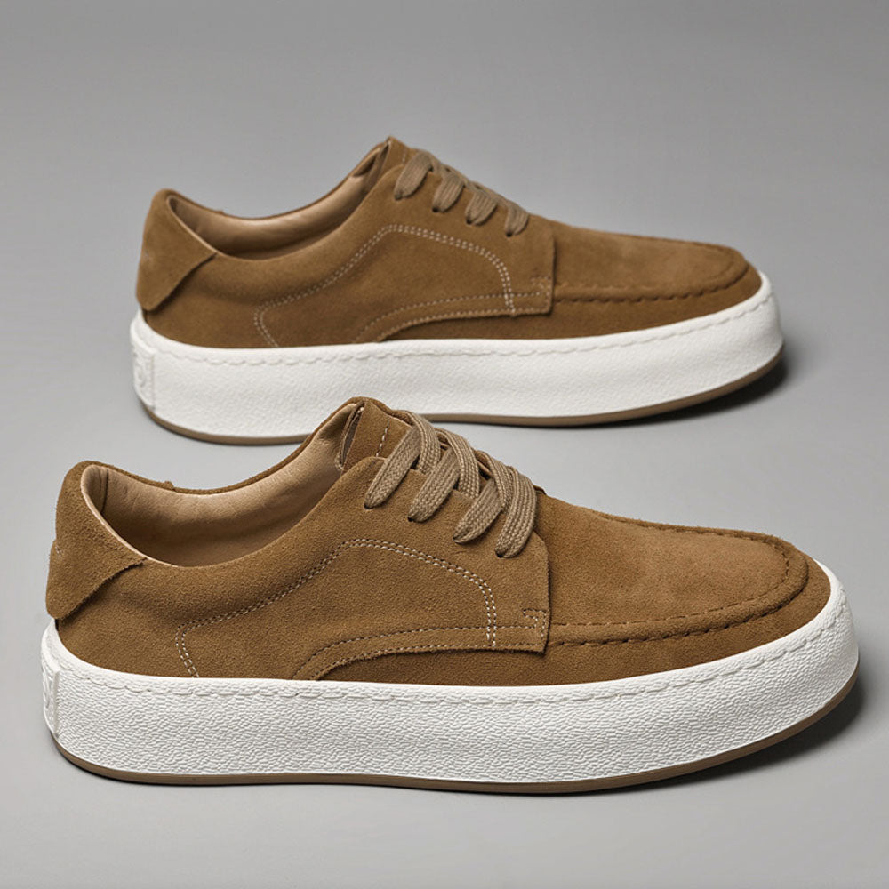 CALORA_ Luxtin | Casual heren sneakers met witte zool