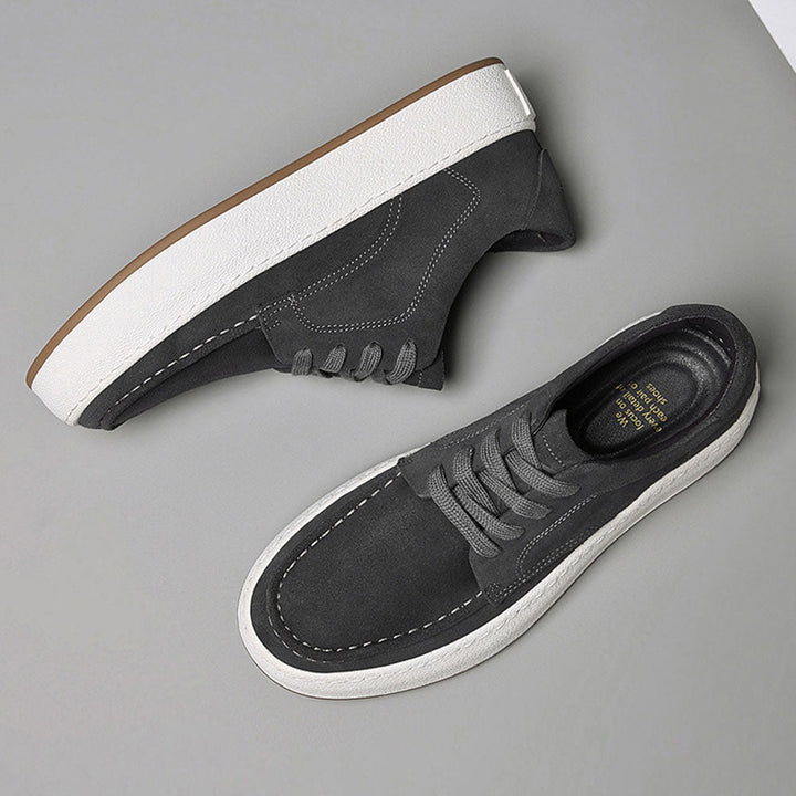 CALORA_ Luxtin | Casual heren sneakers met witte zool
