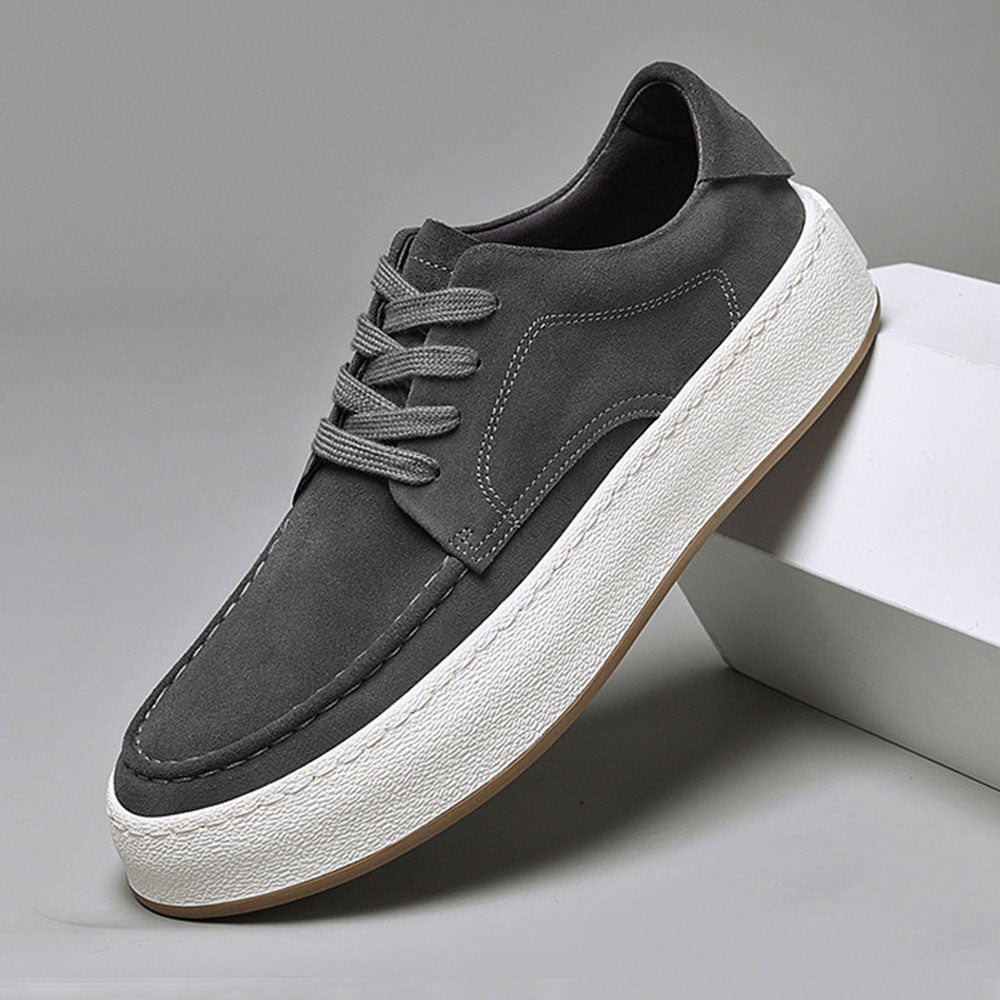 CALORA_ Luxtin | Casual heren sneakers met witte zool