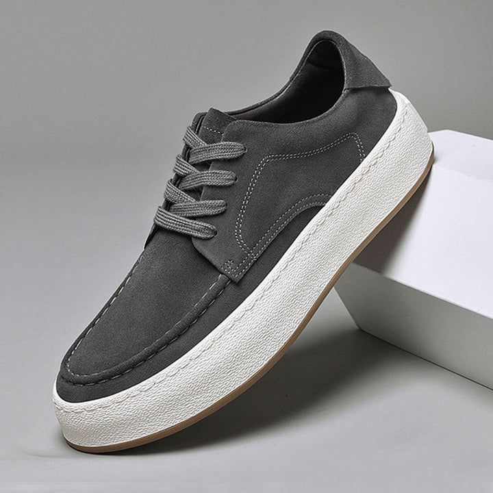 CALORA_ Luxtin | Casual heren sneakers met witte zool