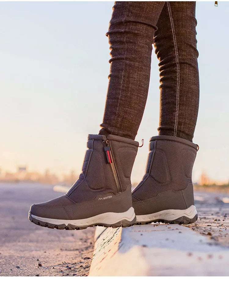 CALORA_ Luzza | Halfhoge Snowboots winterlaarzen met warme voering