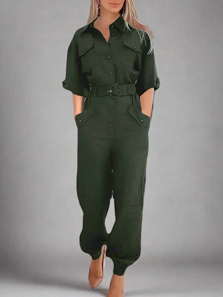 CALORA_ Lynn | Cargo Jumpsuit Dames